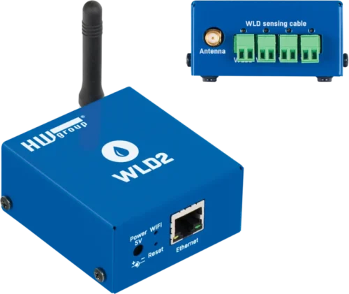 WLD2: 4 zones (Water Leak Detector) with LAN / WiFi