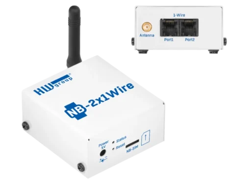 NB-2x1Wire: 4 sensor values to the portal (NarrowBand IoT)