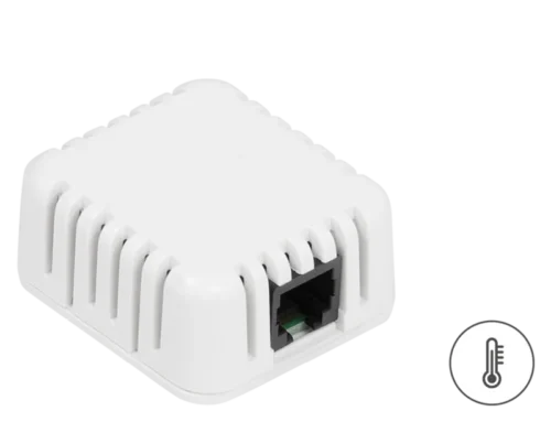 Temp HomeBox: Temperature sensor RJ11 (1-Wire) in 4x4 cm indoor box