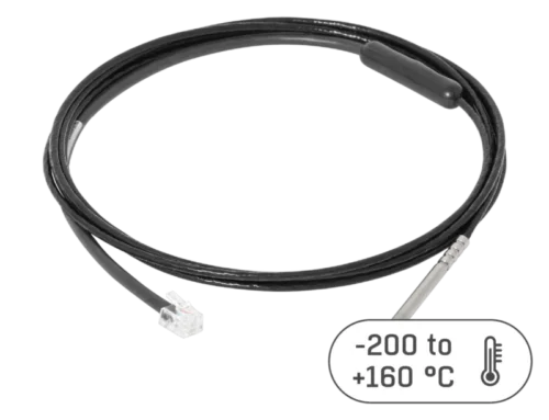 1WU-Temp Pt100 Frost 3m: Low temperatures sensor (-200 °C to +160 °C)