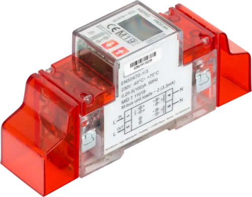 PRO2-Mod 0,25-100A ModBus MID: Single phase 100A energy meter, MID approved