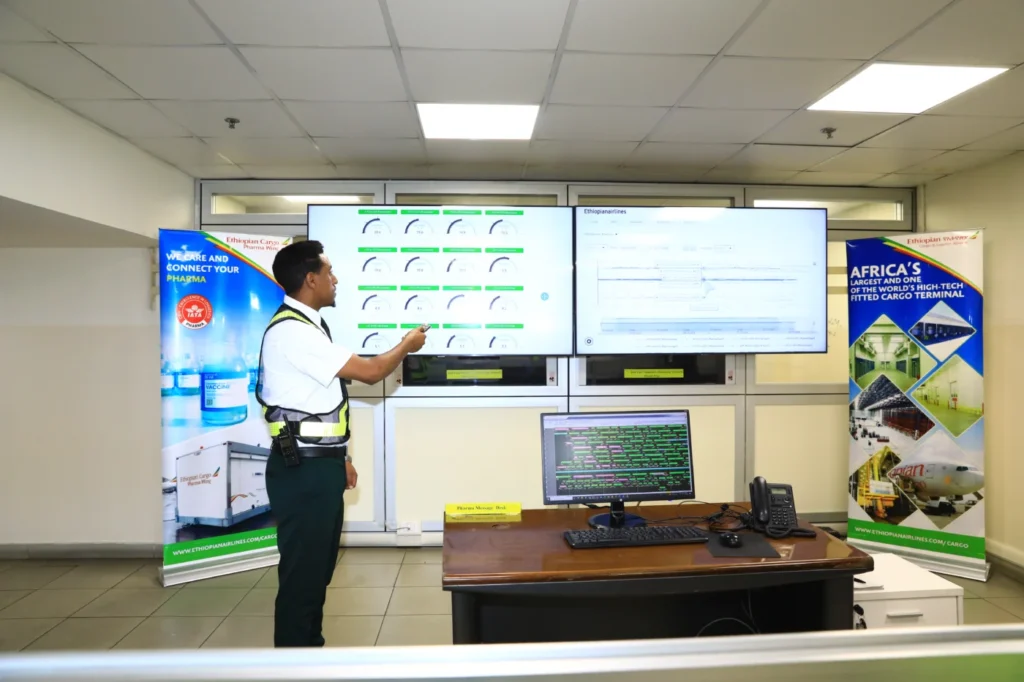 Az Ethiopian Airlines a HW group STE2 R2 eszközeivel és a SensDesk monitorozó portállal emeli új szintre a hűtőlánc-logisztikát (CS02)