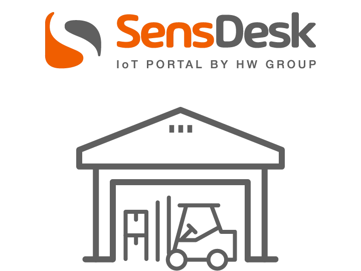 SensDesk raktárakban és tárolóhelyiségekben